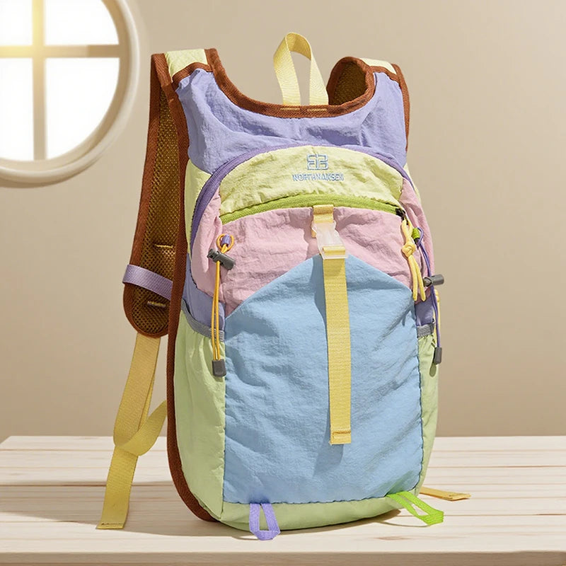 Fashionable Multifunctional Backpack, Contrasting Colors, Suitable for Travel Backpacks, Sports Backpacks, Hiking Backpacks, Etc