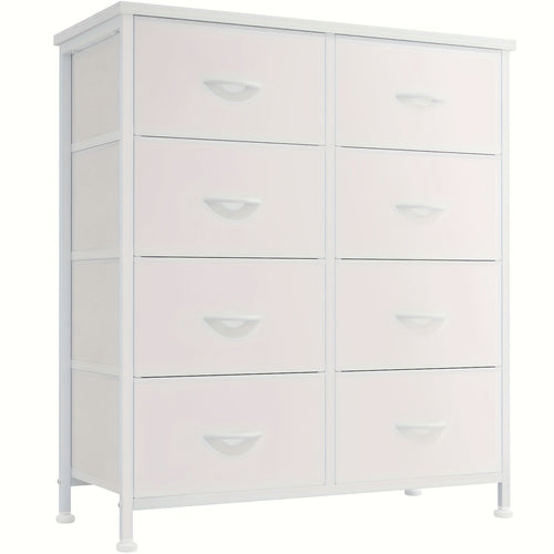 8 Drawer Dresser Storage Organizer Fabric Drawers Chest Bedroom Hallway Unit
